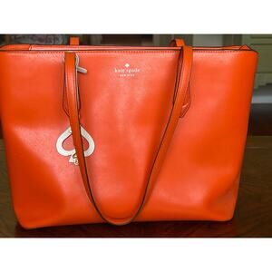 Kate Spade Breanna Tote in Bright Orange